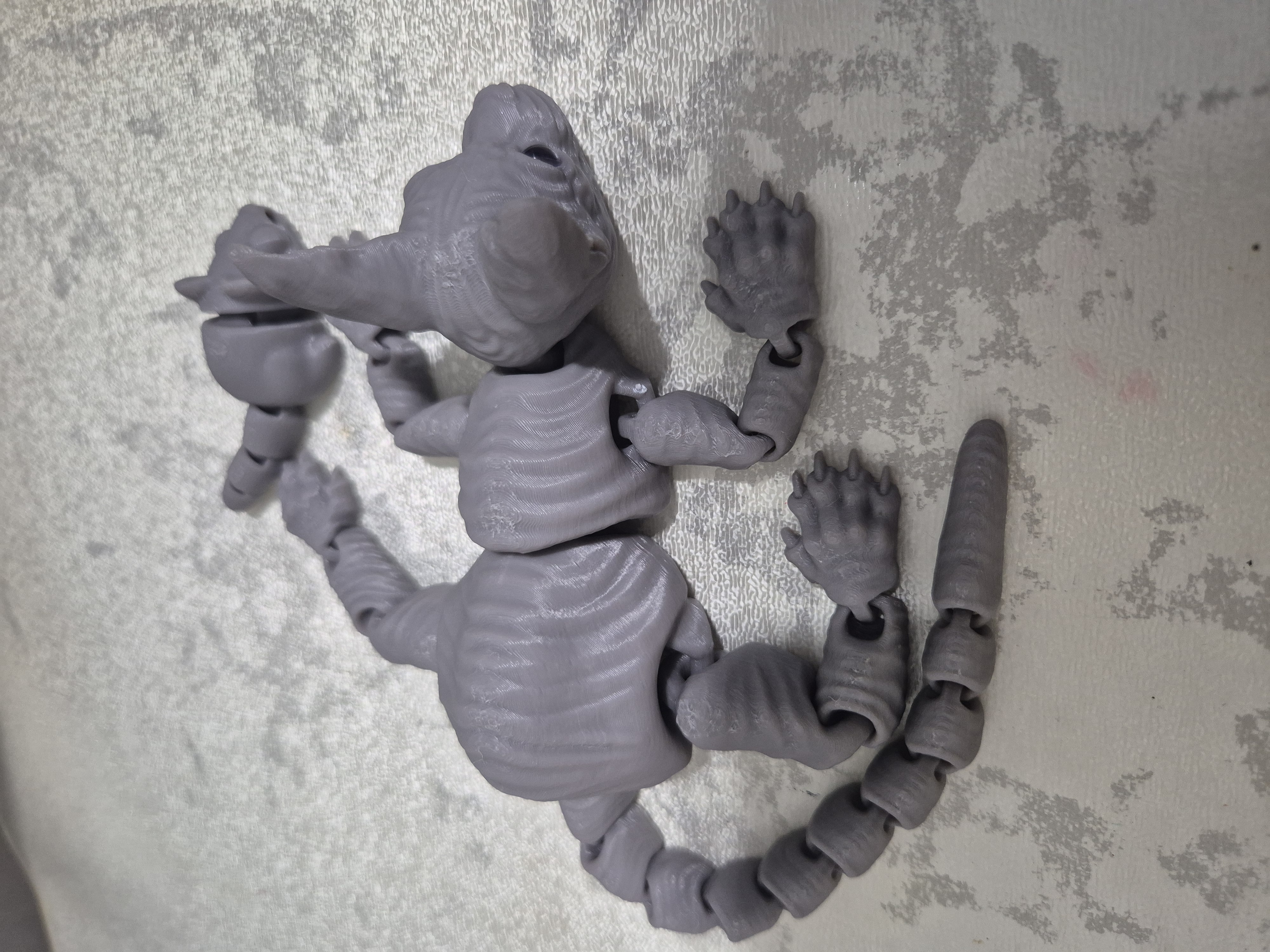 Sfinks mushuk, harakatlanuvchi o‘yinchoq mushuk, mushuk va antistress oqsil. 3d toys
