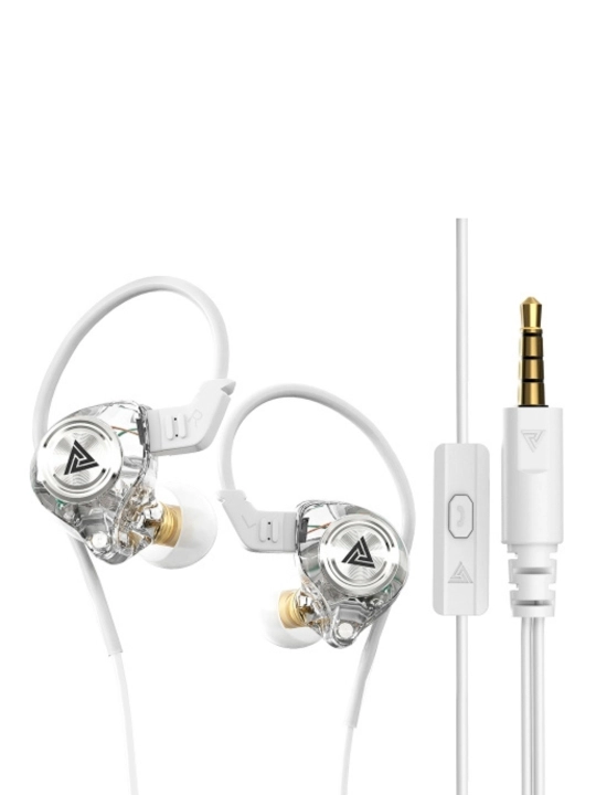 Simli quloqchinlar QKZ AK6 Hi-Res, 3.5 mm AUX, chuqur bas, mikrofon, hi-res tovush