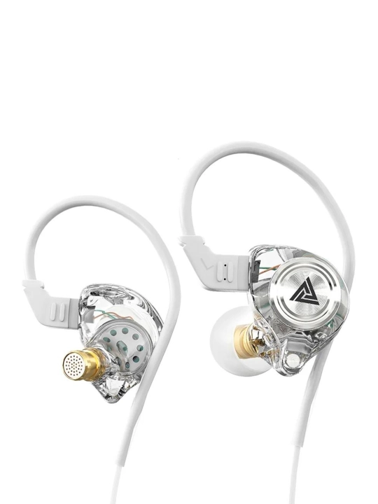 Simli quloqchinlar QKZ AK6 Hi-Res, 3.5 mm AUX, chuqur bas, mikrofon, hi-res tovush