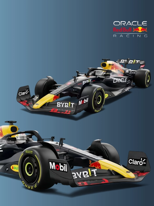 Masofadan boshqariladigan elektr Formula-1 RedBull 1:18 poyga modeli