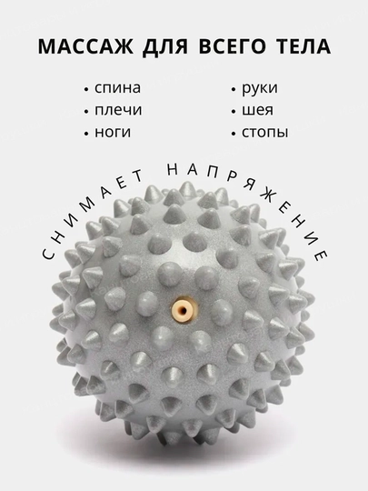 Мячи массажный для пилатеса, для МФР, ролик с шипами — BIZI-MASAJTP-CЕРМЕЛ
