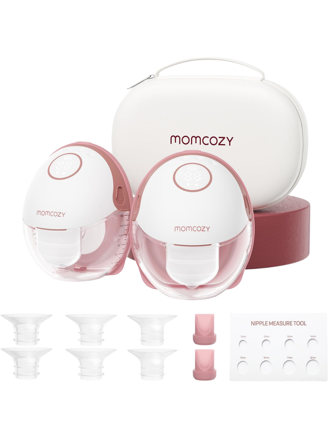 Momcozy M6 двойной носимый молокоотсос, 3 режима, 9 уровней, до 180 мин работы