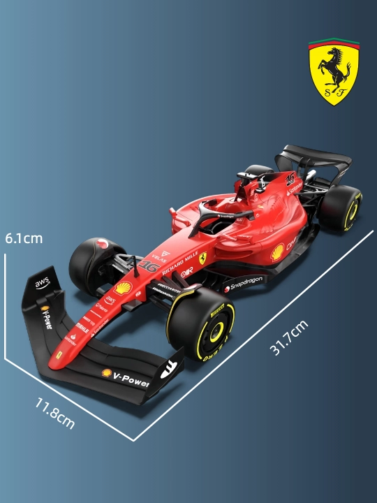 Masofadan boshqariladigan elektr Formula-1 Ferrari 1:18 poyga modeli