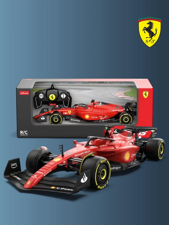 Masofadan boshqariladigan elektr Formula-1 Ferrari 1:18 poyga modeli