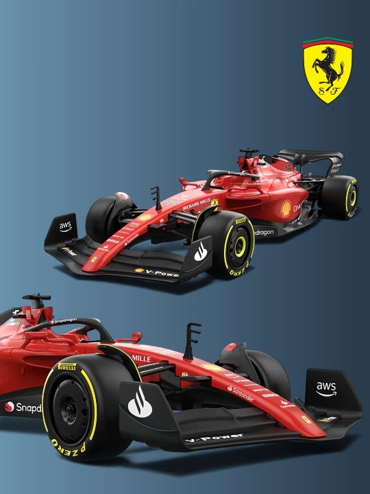 Masofadan boshqariladigan elektr Formula-1 Ferrari 1:18 poyga modeli