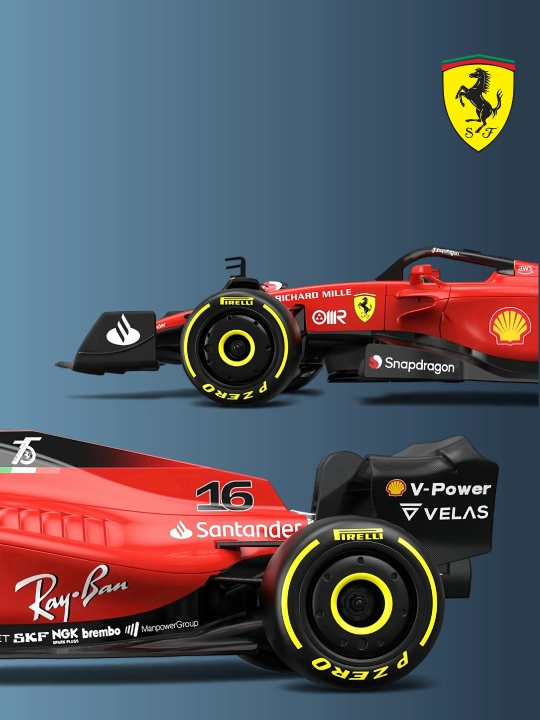 Masofadan boshqariladigan elektr Formula-1 Ferrari 1:18 poyga modeli