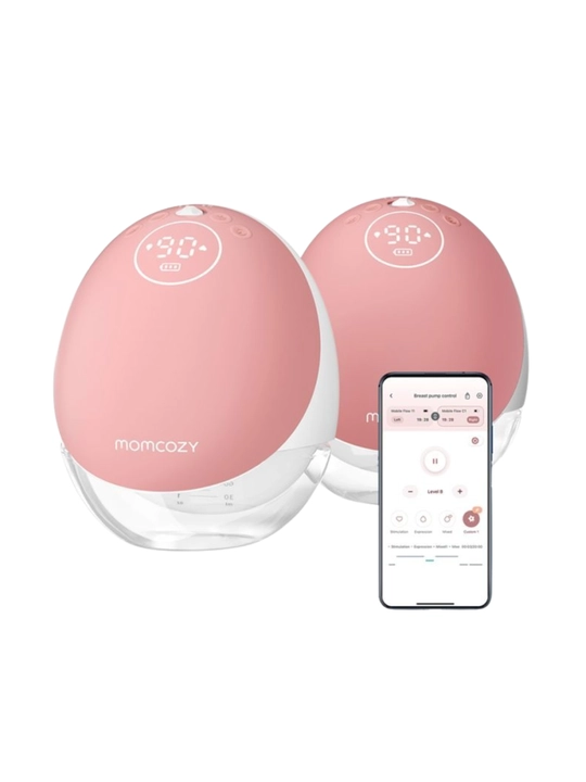 Momcozy M9 Double — портативный двойной молокоотсос, 3 режима, 15 уровней, 150 мл