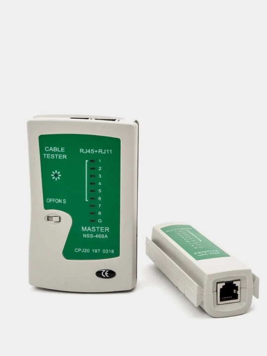 Tестер LAN для проверки сетевого кабеля RJ45 and RJ11