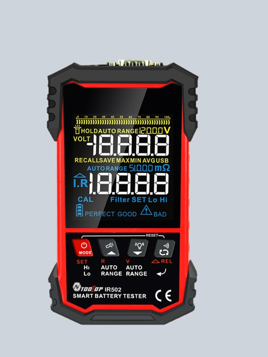 Aqlli Batareya Diagnostika Testeri TOOLTOP IR502