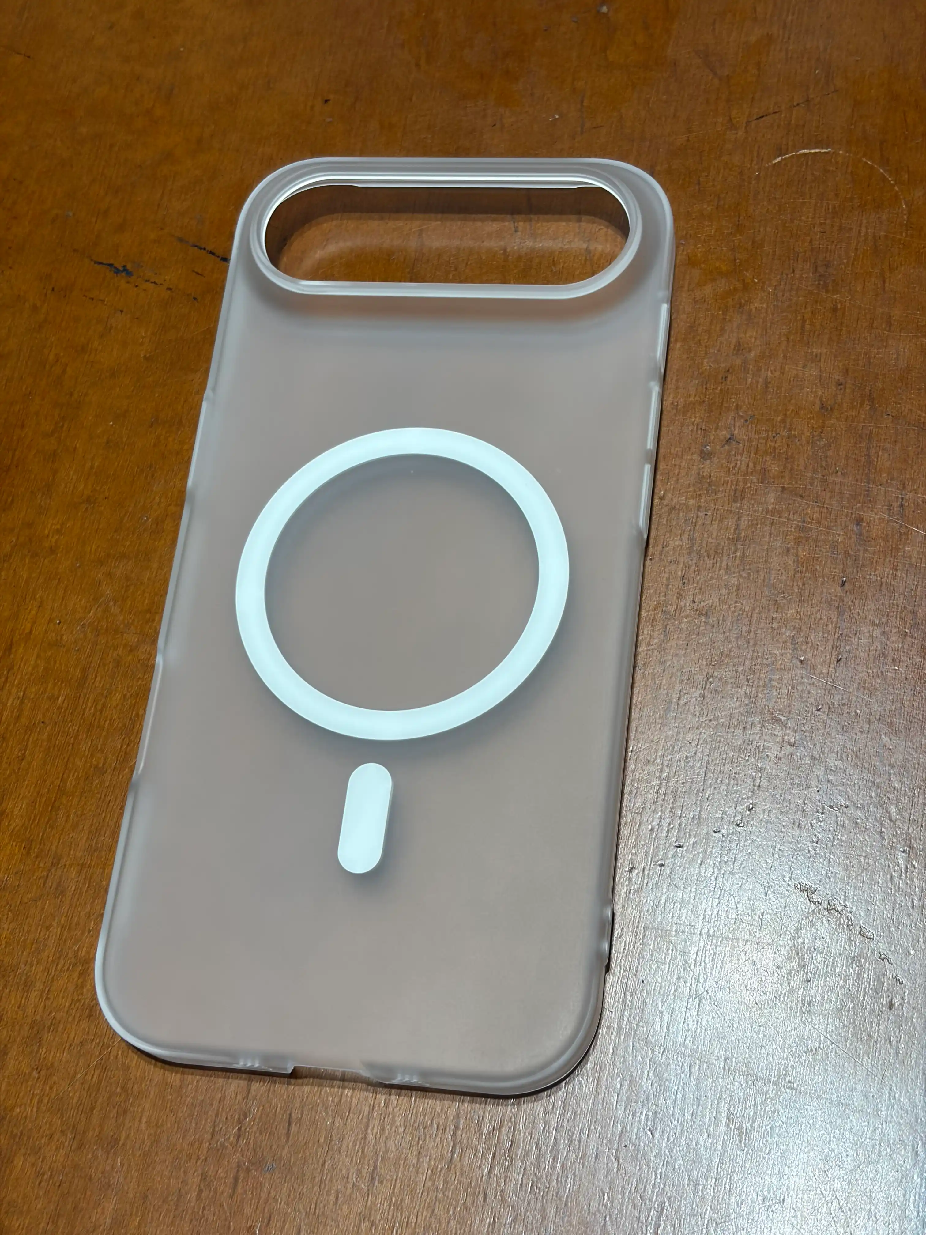 Shaffof mat MagSafe chexol iPhone 17 16 15 14 13 Pro / Air / Pro Max uchun
