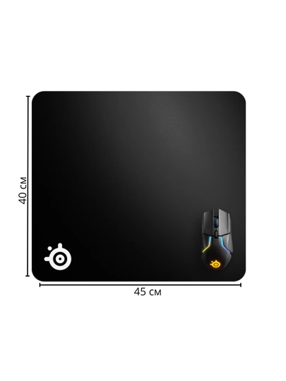 SteelSeries QcK Heavy Large игровой коврик 45x40 см толщина 6 мм
