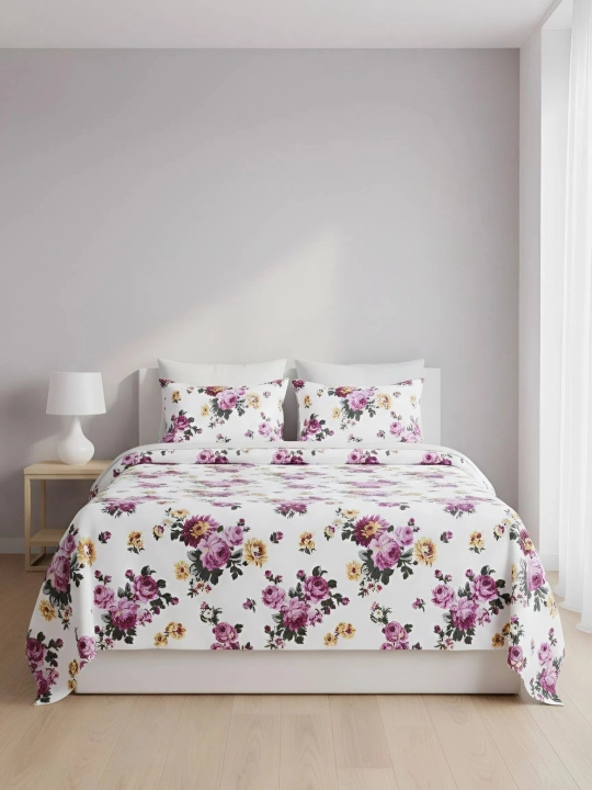 Yotoq jildi to'plami paxta satin - ikki kishilik: 220x220 - 