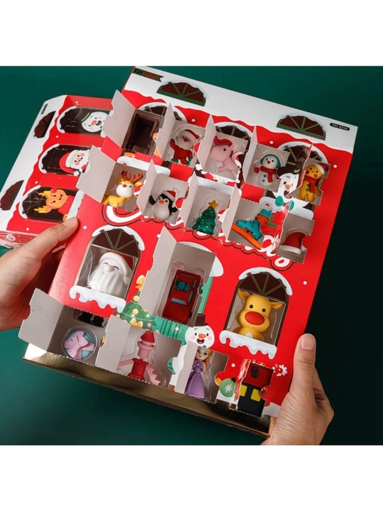 Yangi yil advent-kalendari «Merry Christmas» (17 ta deraza)
