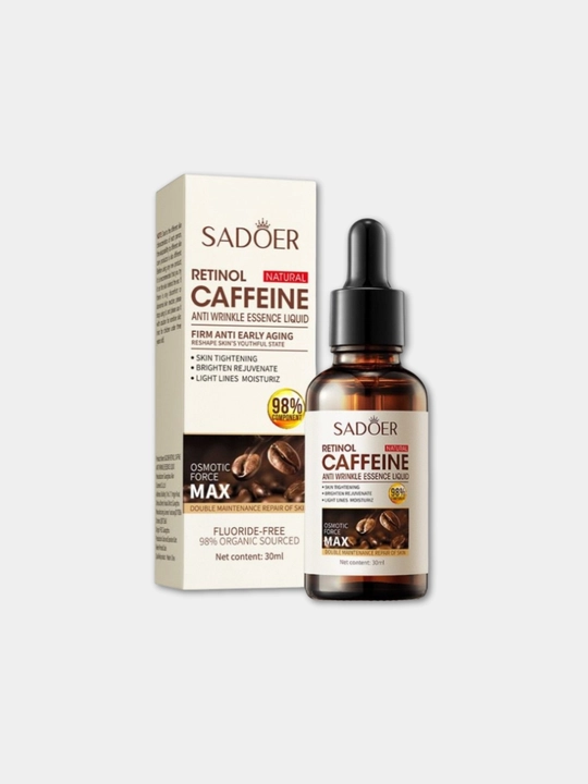 Сыворотка для лица с кофеином и ретинолом SADOER Retinol Caffeine, 30 мл 