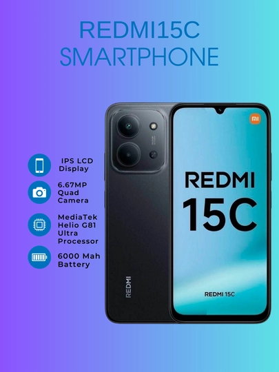 Смартфон Xiaomi Redmi 15C 4/128GB