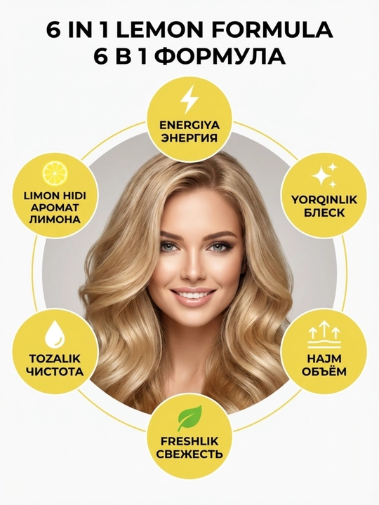 Doctor Fresh Professional shampun, tabiiy ekstraktlar bilan, 900 ml
