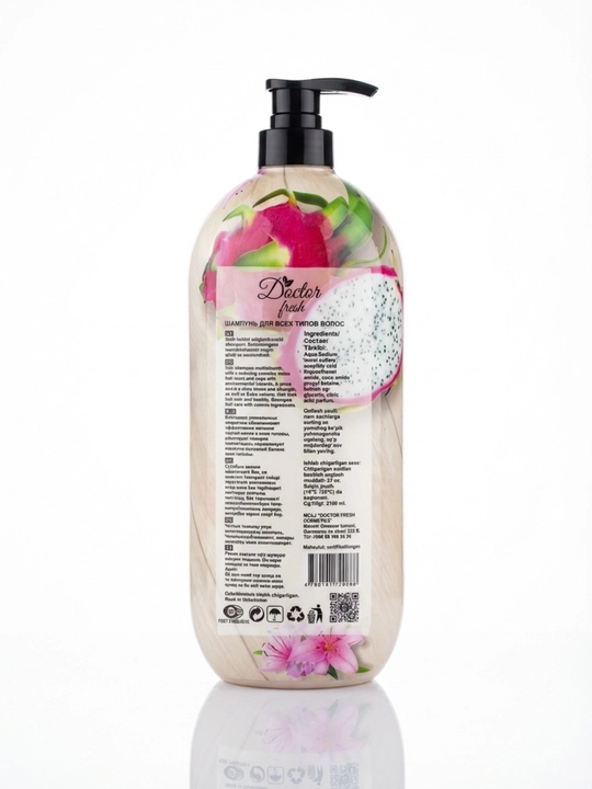 Doctor Fresh Professional shampun, tabiiy ekstraktlar bilan, 900 ml