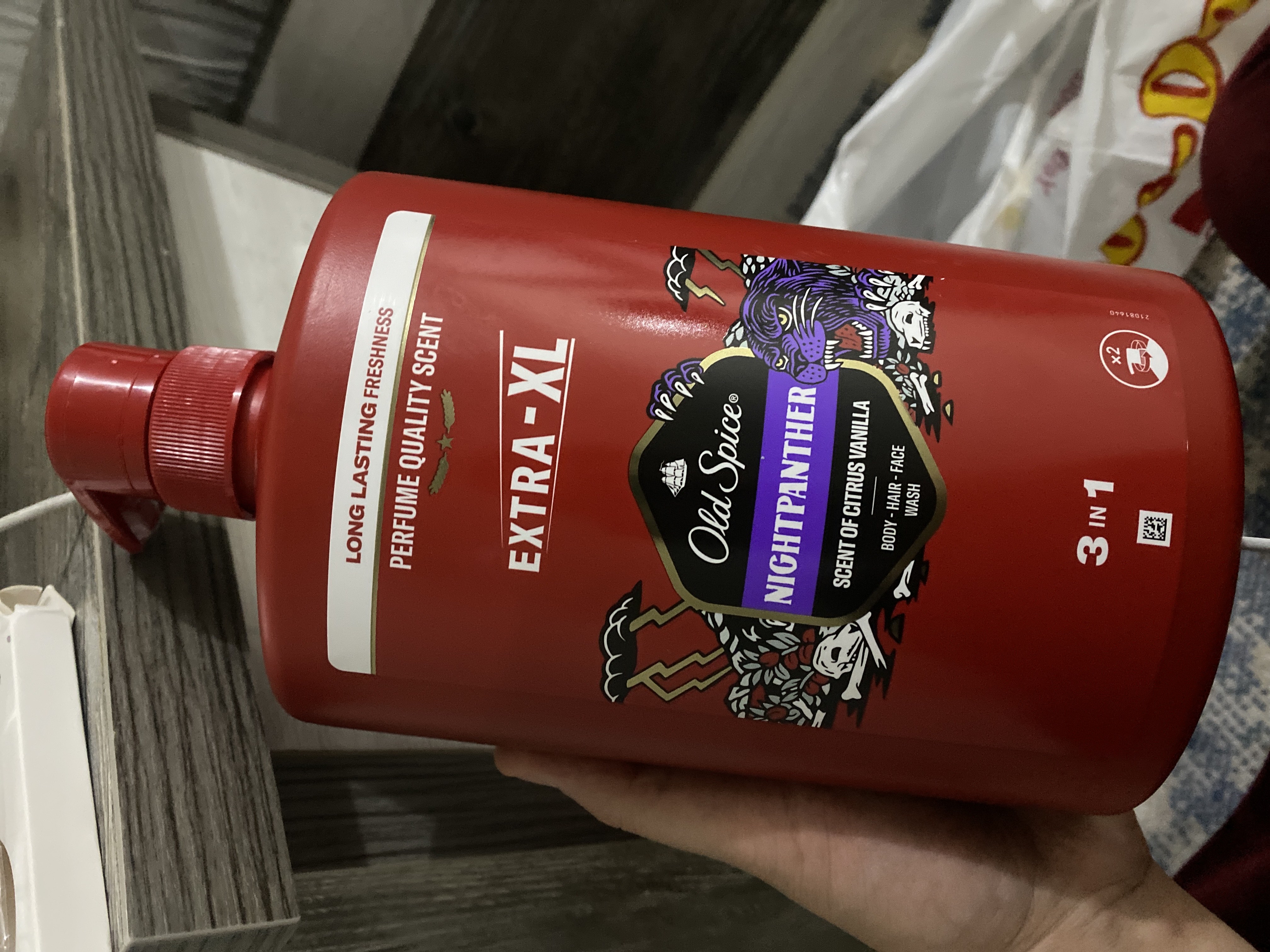 Old Spice гель для душа 3в1 Nightpanther, 1л