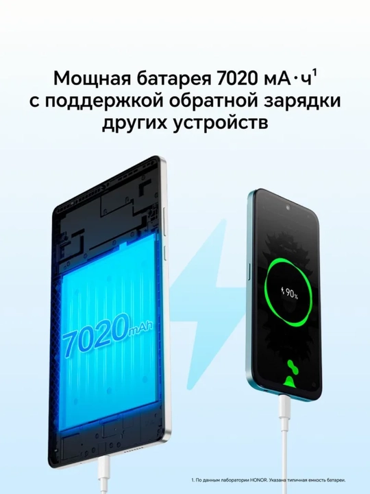 Honor Планшет PadX7, 8.7" 4 ГБ/128 ГБ SIM, серый металлик