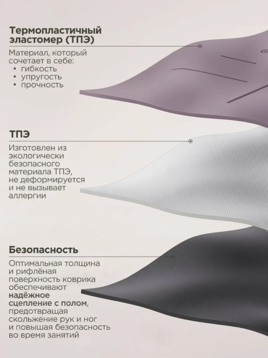 Коврик для йоги и фитнеса, 6 мм, нескользящий и износостойкий, спортивный, для пилатеса