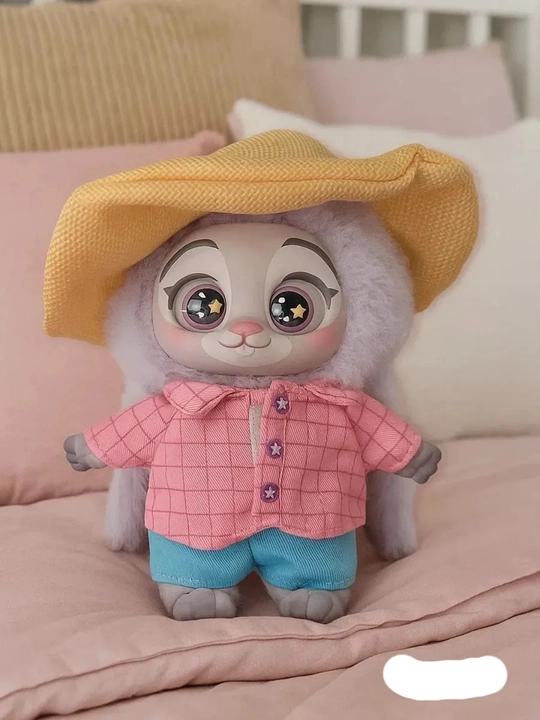 Zootopia, Zveropolis, kolleksiyali yumshoq o'yinchoq brelok-figura tasodifiy rang