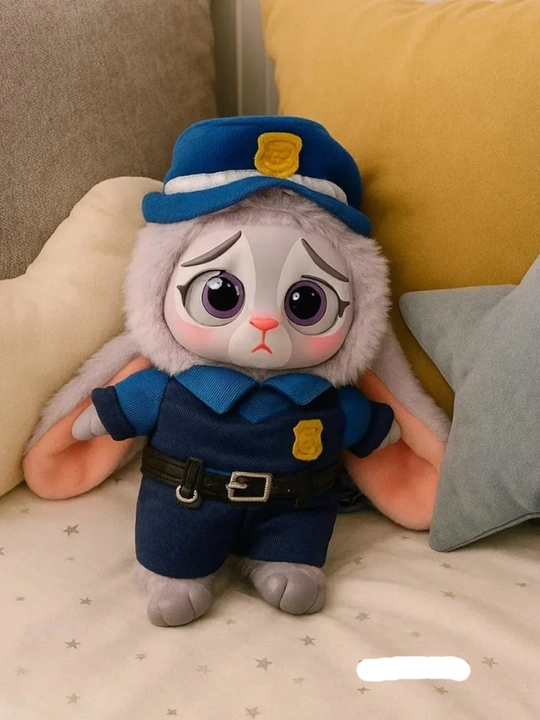 Zootopia, Zveropolis, kolleksiyali yumshoq o'yinchoq brelok-figura tasodifiy rang