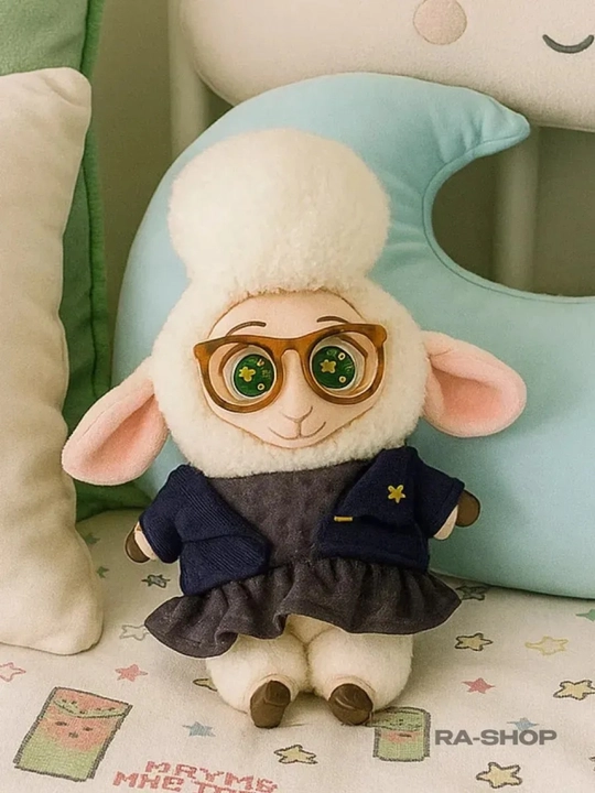 Zootopia, Zveropolis, kolleksiyali yumshoq o'yinchoq brelok-figura tasodifiy rang
