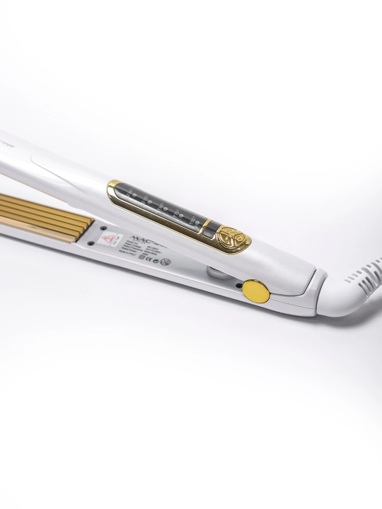 Professional soch uchun gafri dazmol MAC Stayler MC-5502, keramik plastinali, gofre