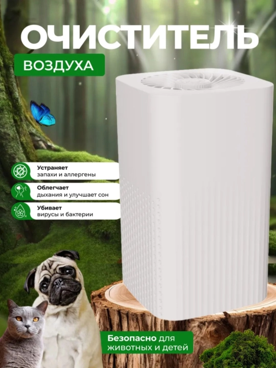 Havo tozalagich, chang va allergenlardan himoya, ofis uy uchun, 35-48 Кв.м