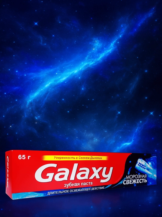 Galaxy – kundalik parvarish uchun mukammal tish pastasi