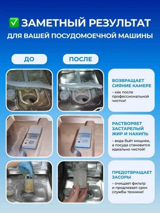 Средство для очистки барабана, стиральных машин, от накипи, грязи, шипучие таблетки, 12 шт