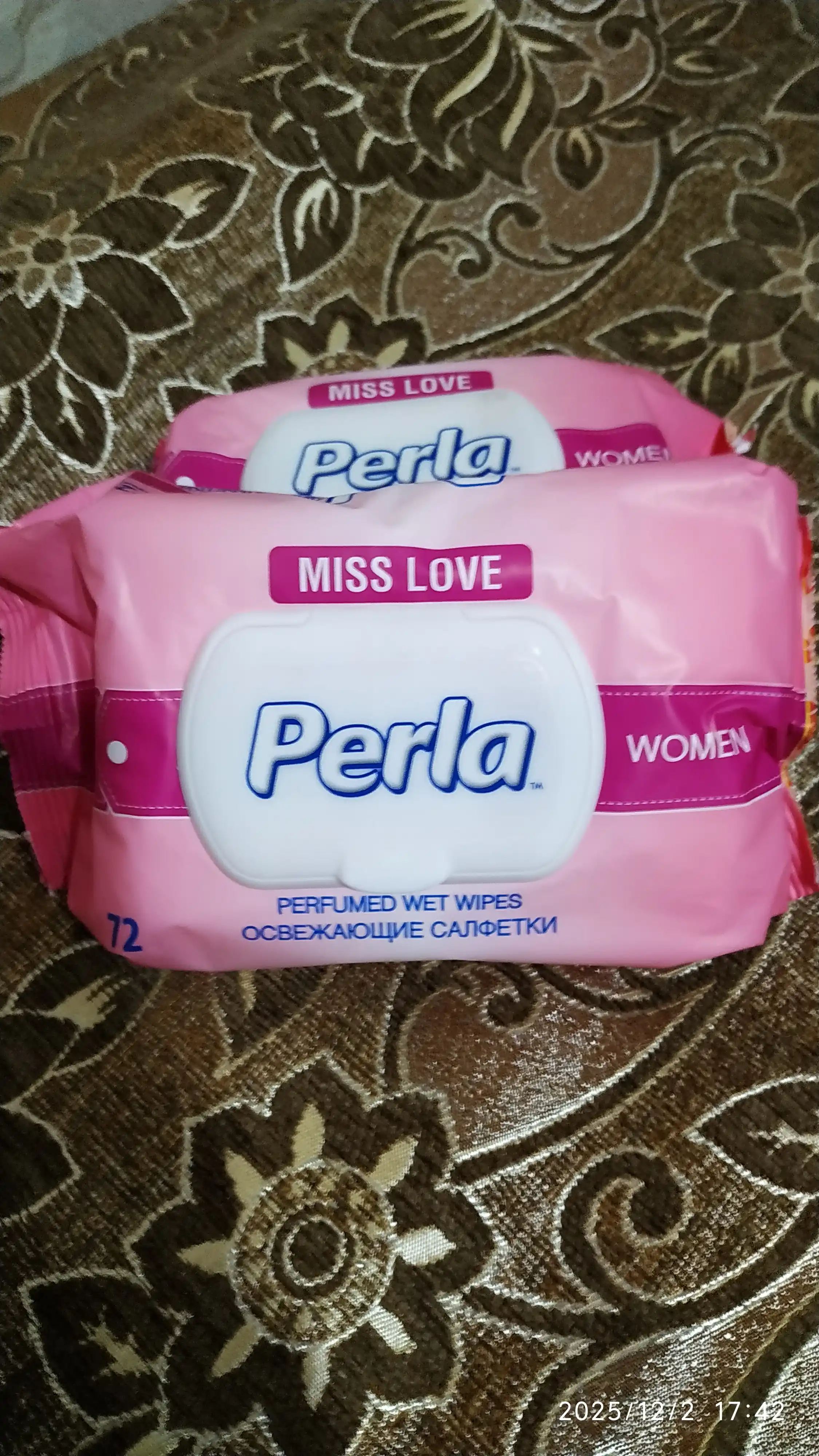 PERLA WOMEN PERFUME 72 X24 nam salfetkalari