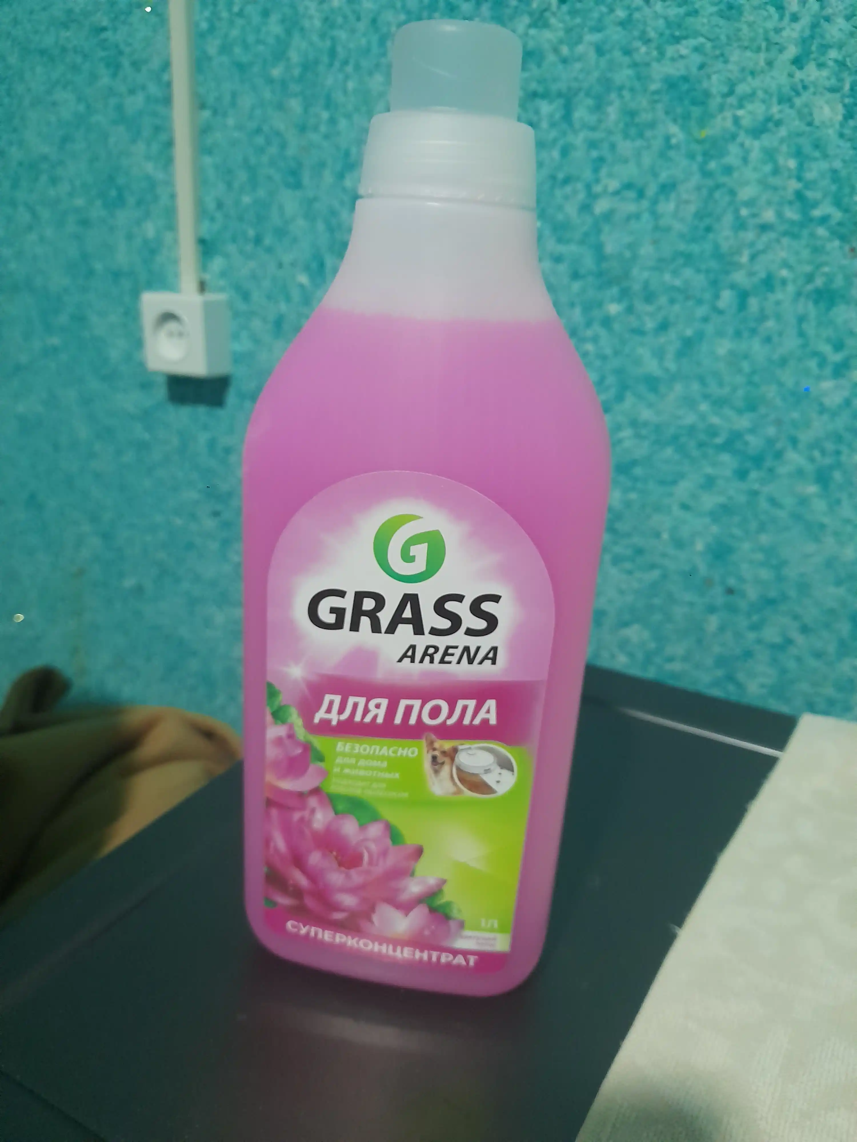 Средство для мытья пола Grass Arena, Цветущий Лотос, 1 л