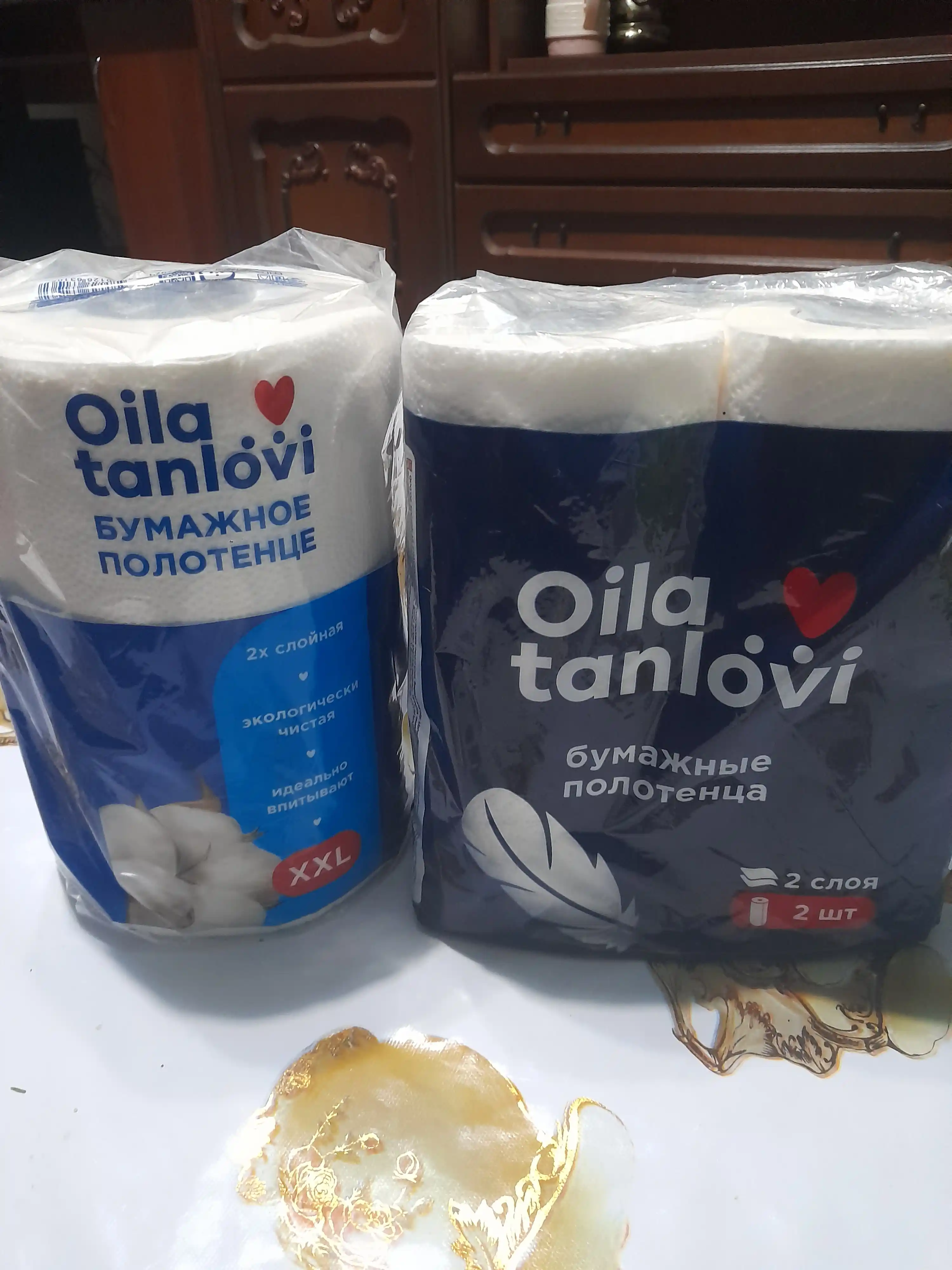Qogoz sochiq Oila Tanlovi, 2 qavatli, XXL