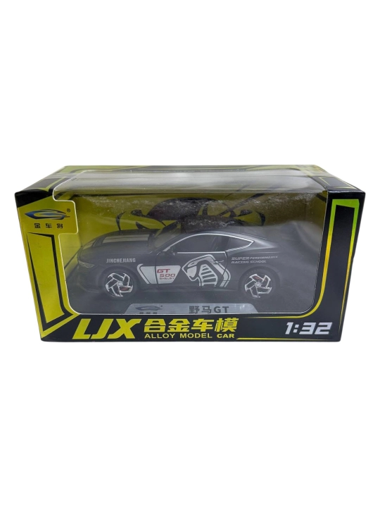 Ford Mustang GT 1:32 LJX — металлическая коллекционная машинка, свет, звук, двери
