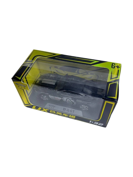 Ford Mustang GT 1:32 LJX — металлическая коллекционная машинка, свет, звук, двери
