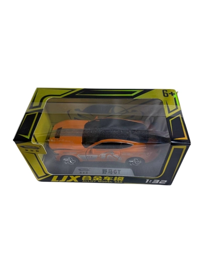 Ford Mustang GT 1:32 LJX — металлическая коллекционная машинка, свет, звук, двери