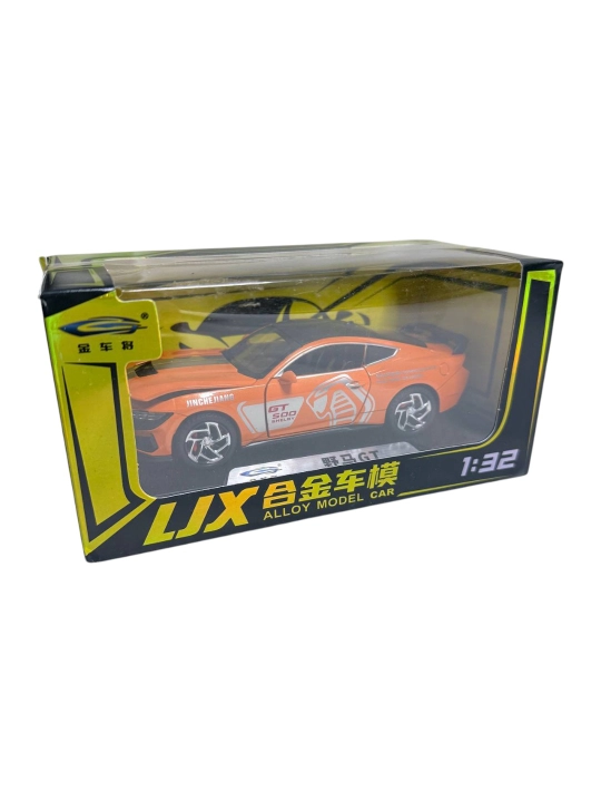 Ford Mustang GT 1:32 LJX — металлическая коллекционная машинка, свет, звук, двери