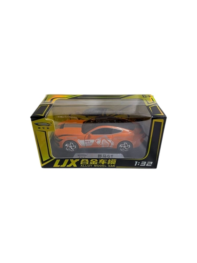 Ford Mustang GT 1:32 LJX — металлическая коллекционная машинка, свет, звук, двери