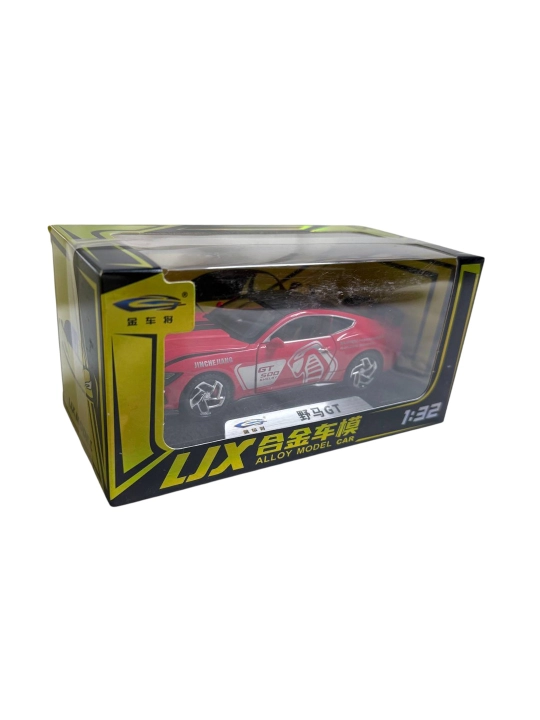 Ford Mustang GT 1:32 LJX — металлическая коллекционная машинка, свет, звук, двери