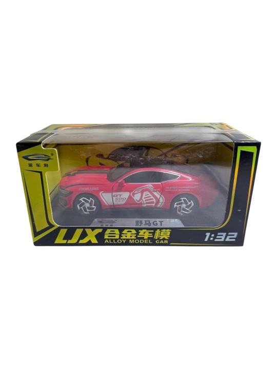 Ford Mustang GT 1:32 LJX — металлическая коллекционная машинка, свет, звук, двери