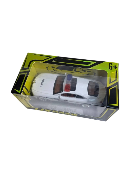 Rolls-Royce Spectre 1:32 LJX — полицейская металлическая модель, свет, звук, pull-back