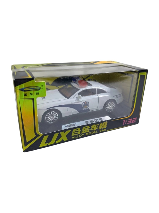 Rolls-Royce Spectre 1:32 LJX — полицейская металлическая модель, свет, звук, pull-back