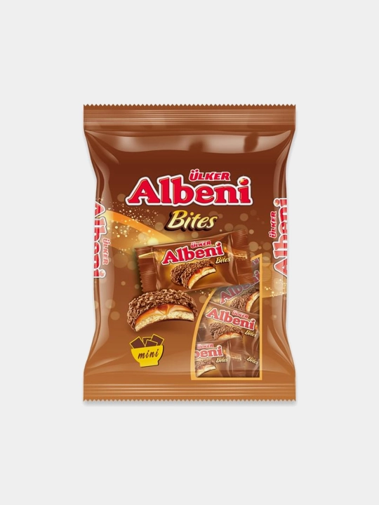 Albeni Шоколадные мини-батончики с карамелью, 500 г - 