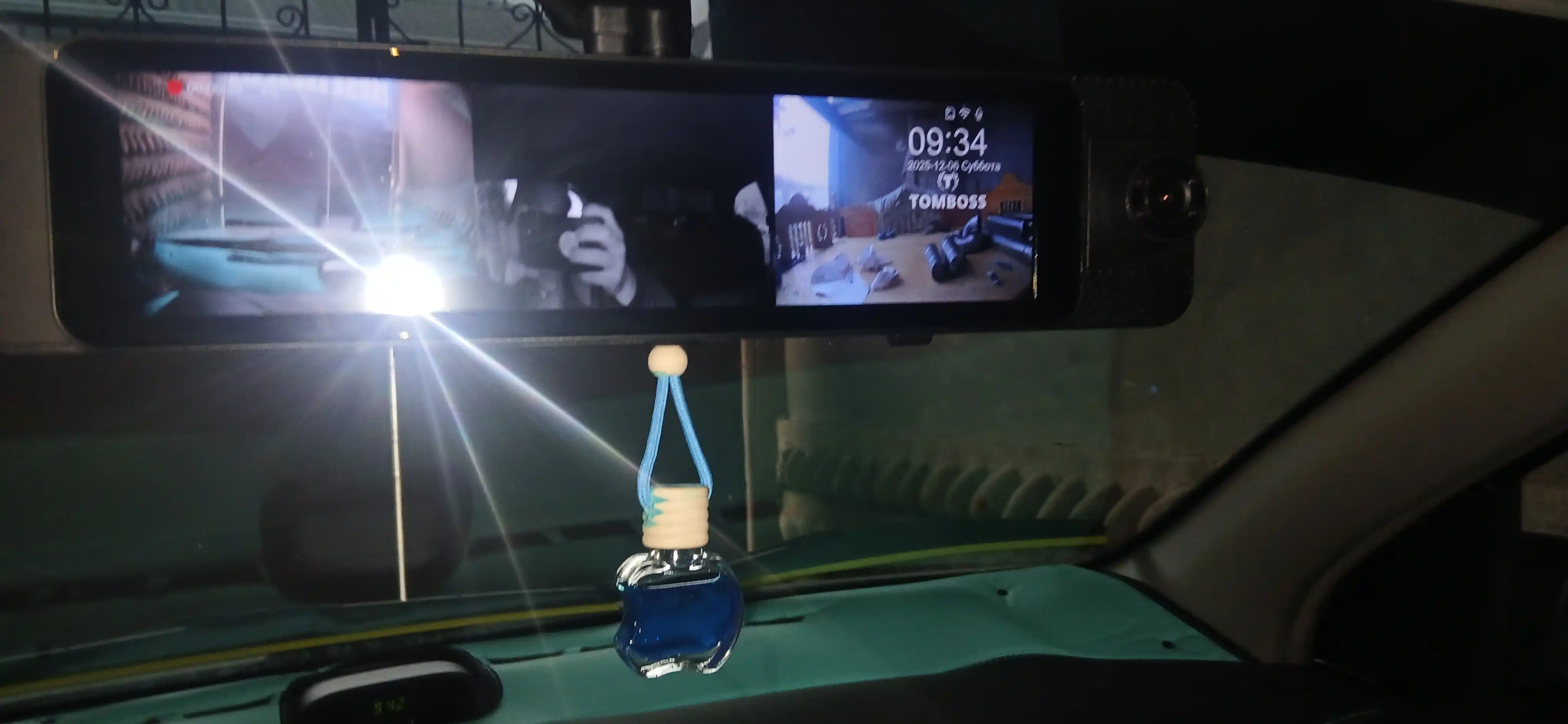 Видеорегистратор 3 камеры TOMBOSS T11, Wi-Fi наблюдение, Антирадар, Carplay