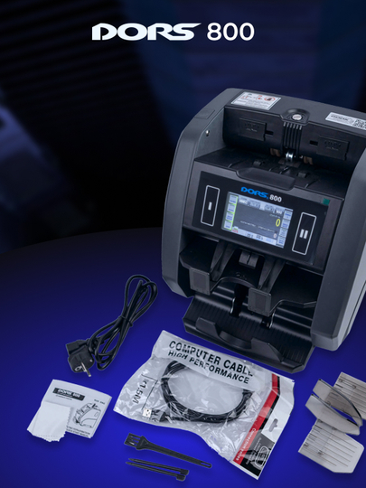 Aniqlash funksiyasiga ega banknot hisoblagichi DORS 800