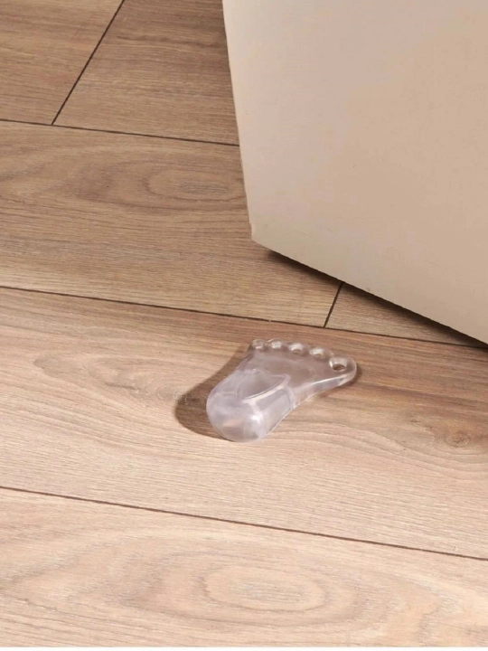 Polga o‘rnatiladigan eshik stopperlari, 2 ta to‘plamda, silikon, polga o‘rnatiladigan, eshiklar bilan urilishga qarshi