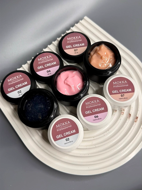 Гель крем желе для наращивания и моделирования ногтей, Gel сream MOKKA