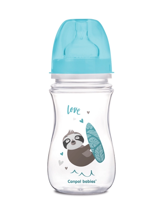 Антиколиковая бутылочка с широким горлышком Canpol Babies