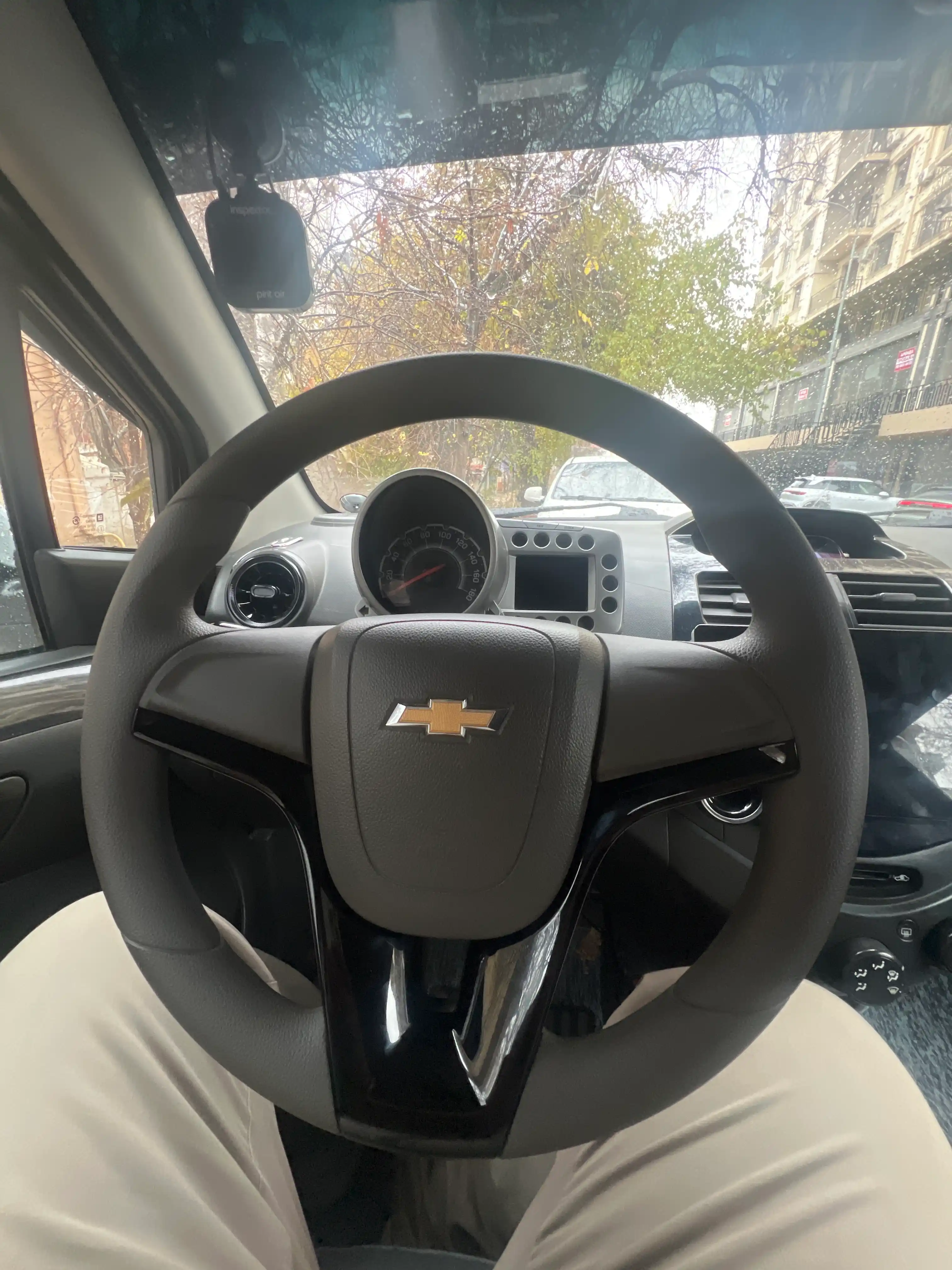 Рулевое колесо Spark Cobalt автоматическое позиционное ручное, черное пианино, Zavot серый